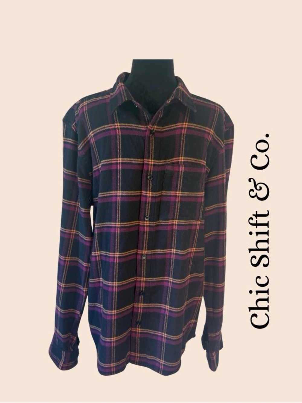 Madewell Double Brushed Flannel Perfect Shirt in Peretz Plaid